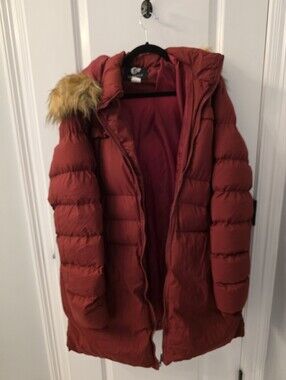 Women's Red Puffer Jacket